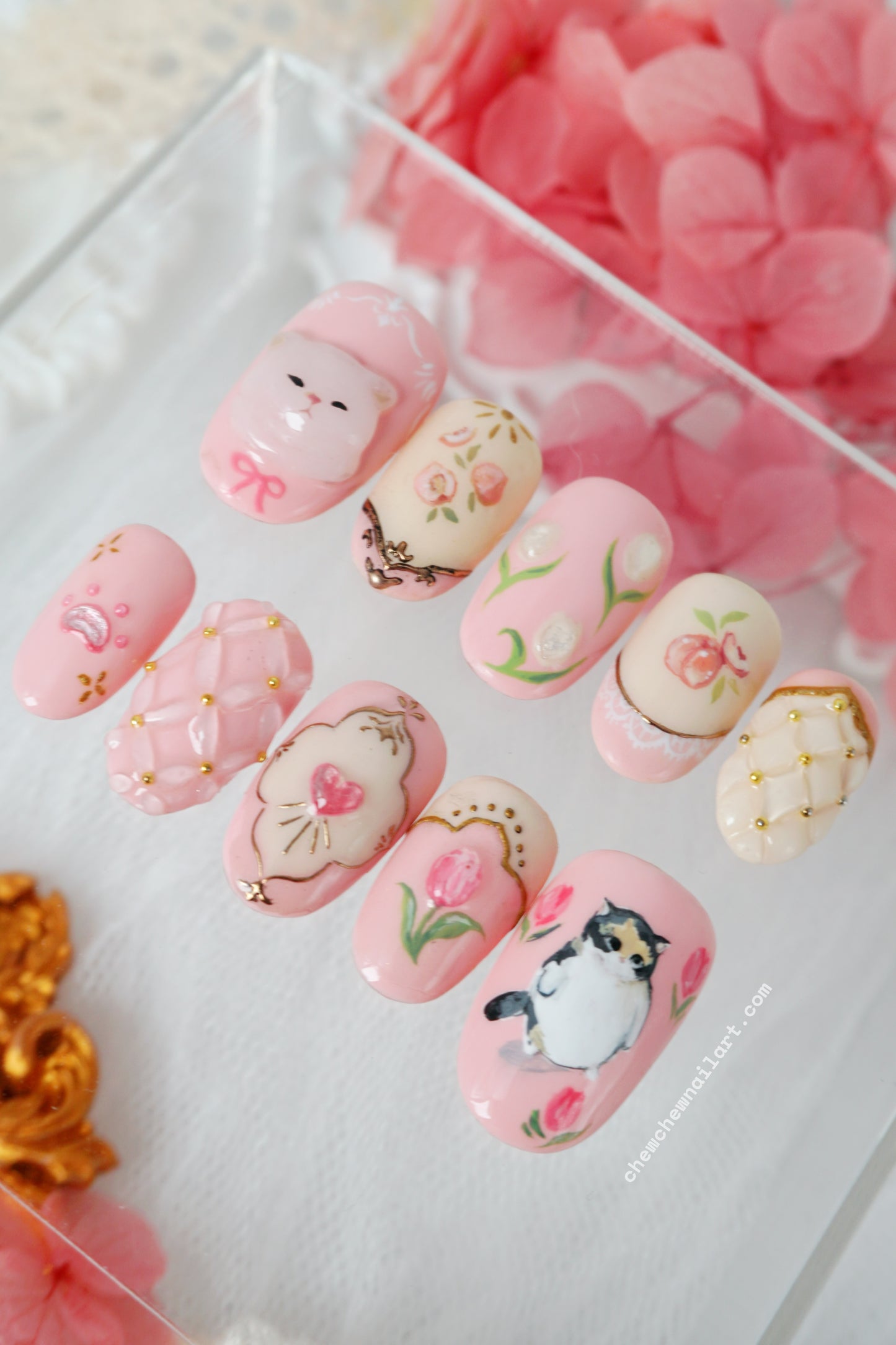 Pink Petal Whiskers